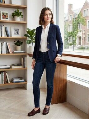 Levi's Size 28 Dark Indigo Denim Leggings Skinny Jeans Jeggings Blue